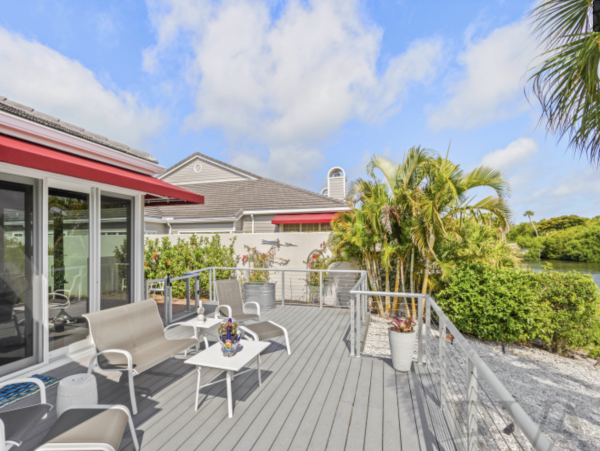Longboat Key Canal Front Two Bedroom Vacation Rental Condo